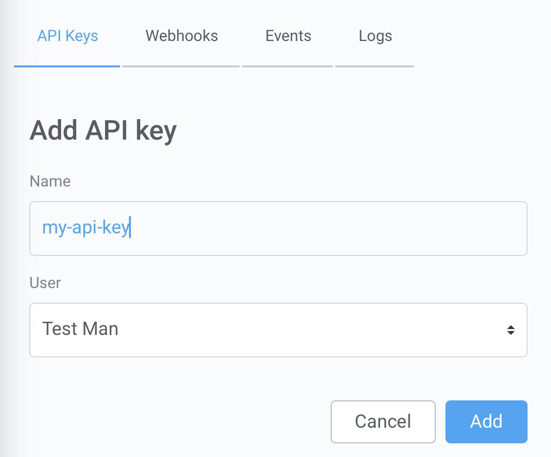 create an api key