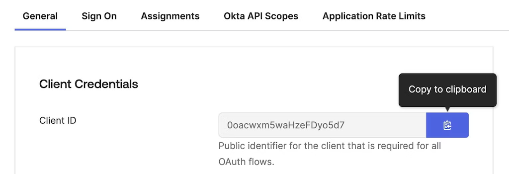 okta client id